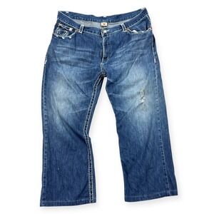 True Religion Pants Men's Size 40 Blue Joey Super T Jeans Denim Bootcut Y2K